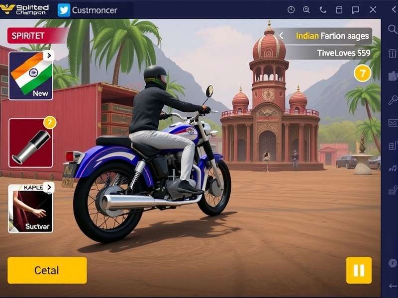 Spirited Champion S Road Indian festival event